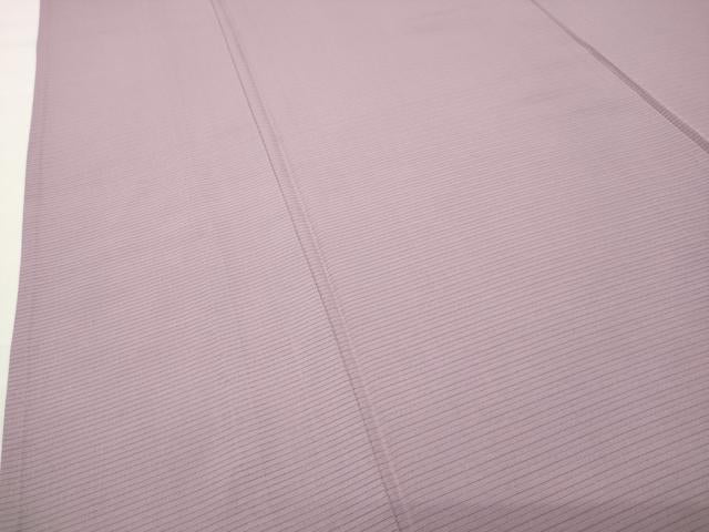 平和屋着物＊夏物　色無地　絽　紅藤色　正絹　逸品　CABG4285gh