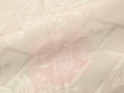 平和屋着物■長襦袢 無双仕立て 桐笹花地紋 暈し染め 正絹 逸品 CABG4304gh