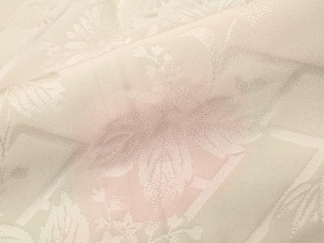 平和屋着物■長襦袢 無双仕立て 桐笹花地紋 暈し染め 正絹 逸品 CABG4304gh