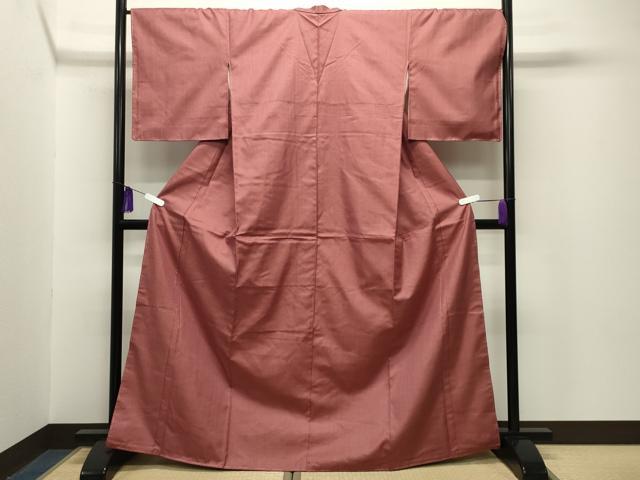 平和屋着物■菊雅紬 十字絣文様 証紙付き 正絹 逸品 未使用 CABG4309gh
