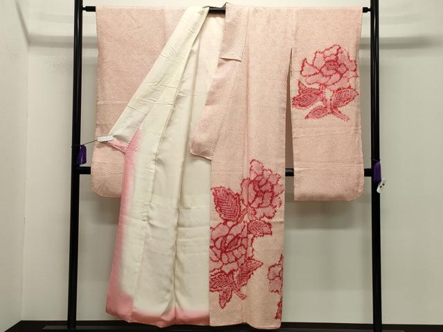 平和屋着物■豪華振袖　総絞り　枝椿　正絹　逸品　CABG4315gh