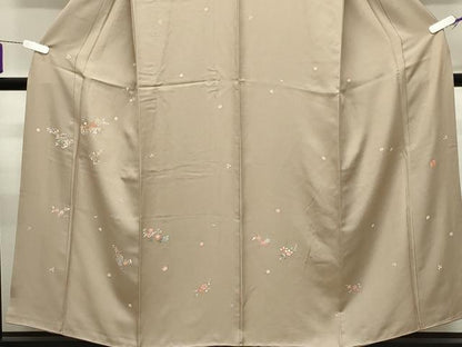 平和屋着物■訪問着 作家物 花籠文 金糸 正絹 逸品 CABG4319gh