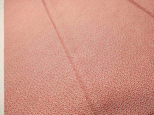 平和屋着物■江戸小紋 舞花文 反端付き 正絹 逸品 CABG4321gh