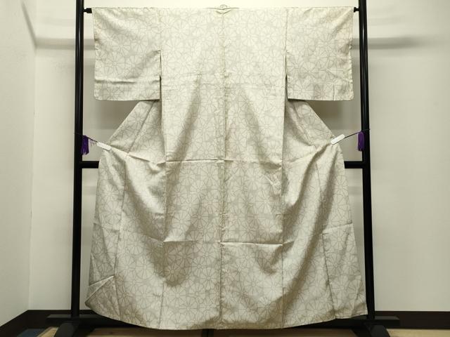 平和屋着物■上質なお召 舞花文 正絹 逸品 CABG4322gh