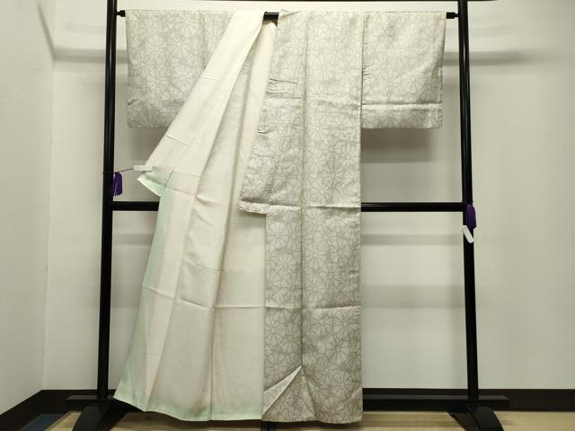 平和屋着物■上質なお召 舞花文 正絹 逸品 CABG4322gh