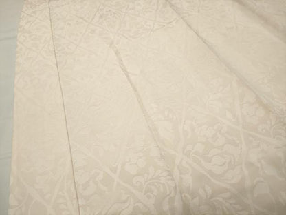 平和屋着物■長襦袢 袷 菱花唐草地紋 正絹 逸品 CABG4323gh