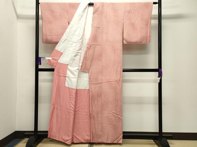 平和屋着物■江戸小紋　作家物　舞花文　正絹　逸品　CABG4347gh
