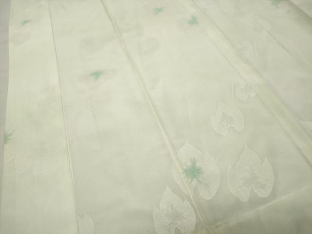 平和屋着物■長襦袢　無双仕立て　枝葉地紋　暈し染め　正絹　逸品　CABG4356gh