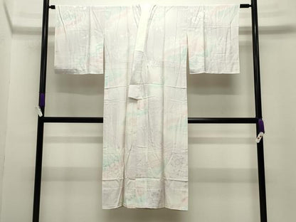 平和屋着物■長襦袢 無双仕立て 辻が花地紋 暈し染め 正絹 逸品 CABG4357gh