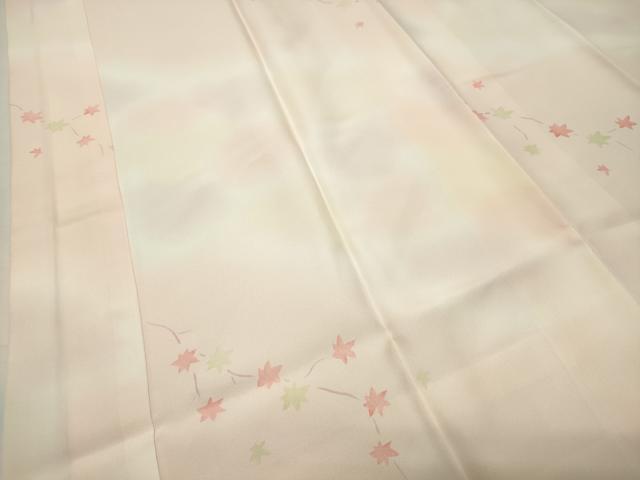 平和屋着物■長襦袢　袷　楓文　暈し染め　正絹　逸品　CABG4359gh