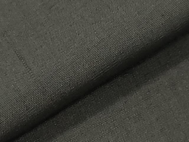 平和屋着物●男性　黒紋付　紬地　正絹　逸品　CABG4362gh
