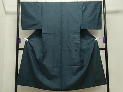 平和屋着物●男性　紬　100亀甲　総詰め　正絹　逸品　CABG4366gh