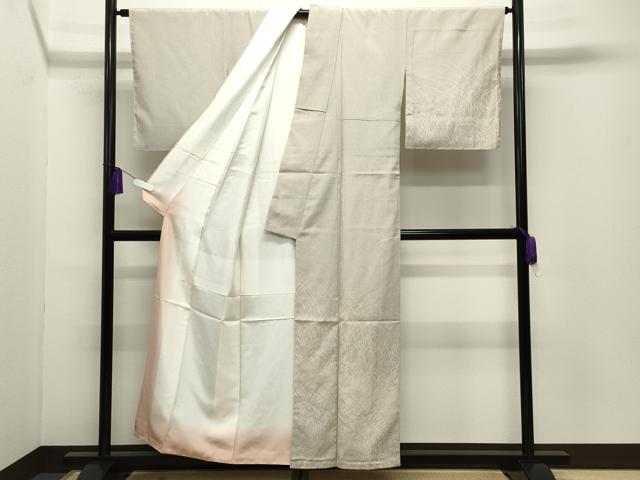 平和屋着物●塩沢物語　お召　露芝文　証紙付き　正絹　逸品　未使用　CABG4383gh