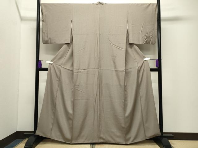 平和屋着物●上質な小紋　縞　正絹　逸品　CABG4391gh