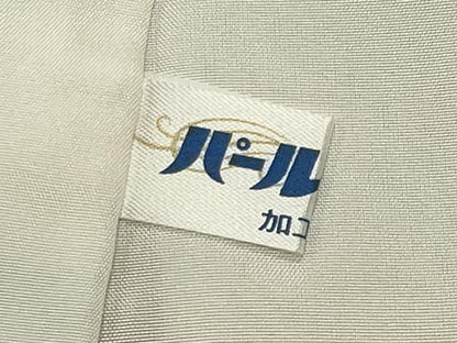 平和屋着物●上質な色無地　山吹茶色　正絹　逸品　CABG4394gh