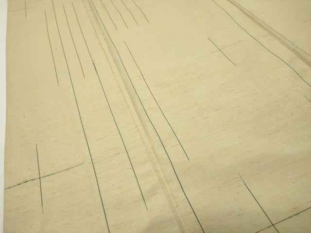 平和屋着物●上質な紬　間道　正絹　逸品　CABG4395gh