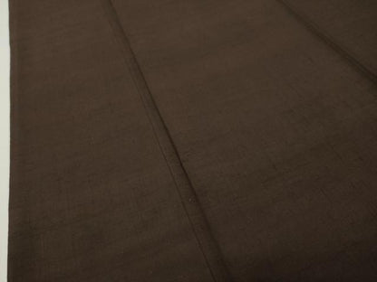 平和屋着物●上質な紬　赤墨色　正絹　逸品　CABG4405gh