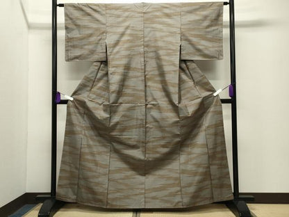 平和屋着物●本場大島紬　9マルキ　霞文　正絹　逸品　未使用　CABG4412gh