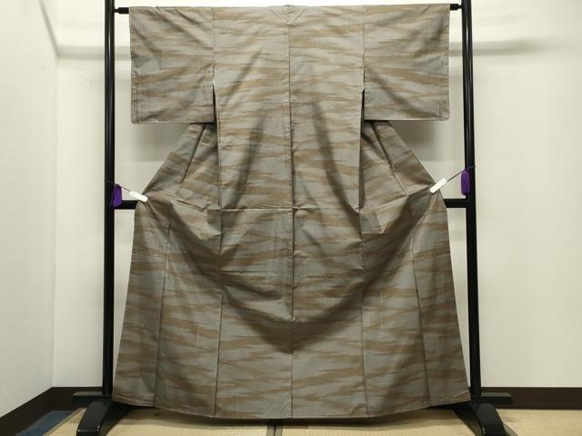 平和屋着物●本場大島紬　9マルキ　霞文　正絹　逸品　未使用　CABG4412gh