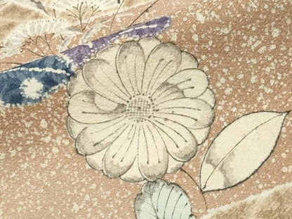 平和屋着物●訪問着　辻が花　手描き　暈し染め　正絹　逸品　CABG4431gh