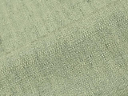 平和屋着物●結城紬　霞文　柳色　正絹　逸品　CABG4441gh