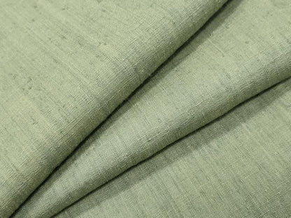 平和屋着物●結城紬　霞文　柳色　正絹　逸品　CABG4441gh