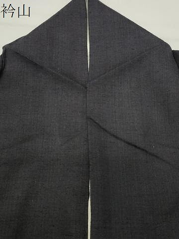 平和屋着物●本場結城紬　重要無形文化財　100亀甲　縞　正絹　逸品　CABG4452gh