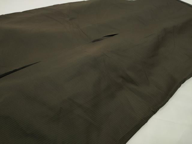 平和屋着物●男性　馬乗り袴　縞　正絹　逸品　CABG4457gh