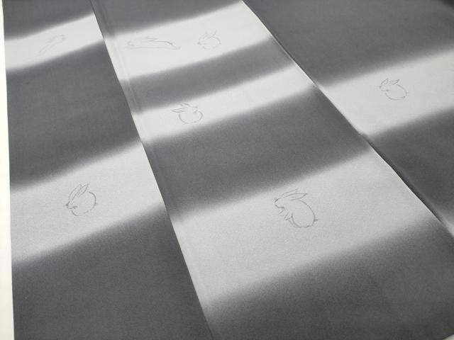 平和屋着物●訪問着　跳兎　暈し染め　正絹　逸品　CABG4462gh