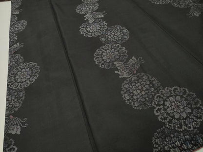 平和屋着物●本場大島紬　舞蝶花文　ほてい屋扱い　正絹　逸品　CABG4473gh