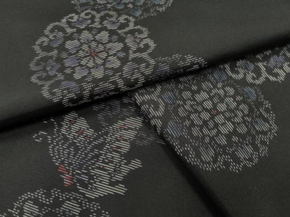 平和屋着物●本場大島紬　舞蝶花文　ほてい屋扱い　正絹　逸品　CABG4473gh