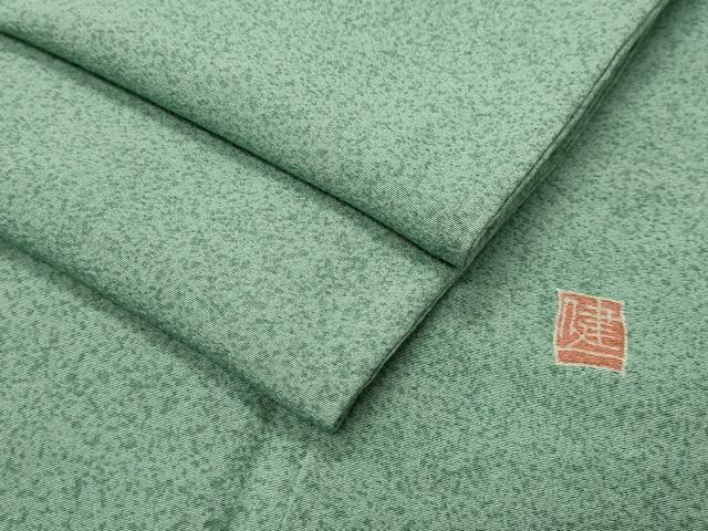 平和屋着物●本加賀友禅作家　毎田健治　小紋　霞文　正絹　逸品　CABG4477gh