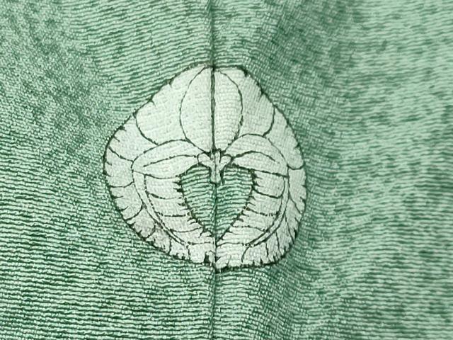 平和屋着物●本加賀友禅作家　毎田健治　小紋　霞文　正絹　逸品　CABG4477gh