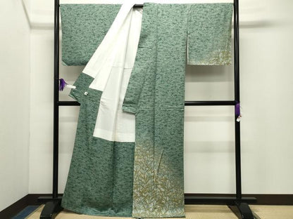 平和屋着物●訪問着　作家物　草木文　暈し染め　正絹　逸品　未使用　CABG4480gh