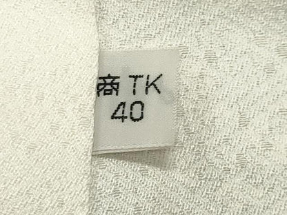 平和屋着物●訪問着　刺繍　枝梅文　たたき染め　黒地　金彩　正絹　逸品　CABG4482gh