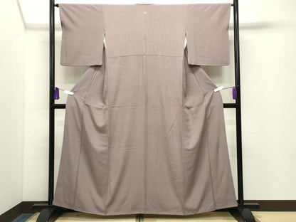 平和屋着物●江戸小紋　黒岩秀硯　角通し　正絹　逸品　CABG4483gh