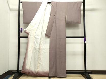 平和屋着物●江戸小紋　黒岩秀硯　角通し　正絹　逸品　CABG4483gh