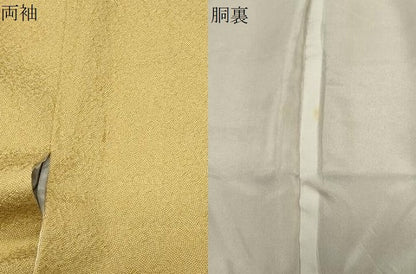 平和屋着物●本草木染作家　圓啓　江戸小紋　鮫小紋柄　正絹　逸品　CABG4487gh
