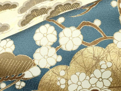 平和屋着物●豪華色留袖　駒刺繍　雲重ね松竹梅文　暈し染め　金彩　正絹　逸品　CABG4499gh