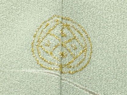 平和屋着物●訪問着　駒刺繍　飛鳥枝花文　金彩　鈴乃屋扱い　正絹　逸品　CABG4511gh