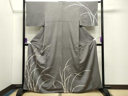 平和屋着物●訪問着　駒刺繍　草木文　金彩　西武百貨店扱い　正絹　逸品　CABG4513gh
