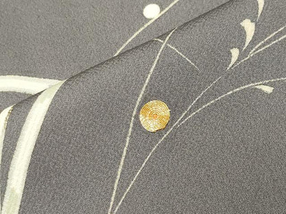 平和屋着物●訪問着　駒刺繍　草木文　金彩　西武百貨店扱い　正絹　逸品　CABG4513gh