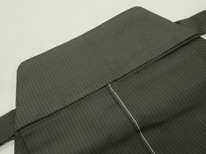 平和屋着物●男性　馬乗り袴　縞　正絹　逸品　CABG4537gh