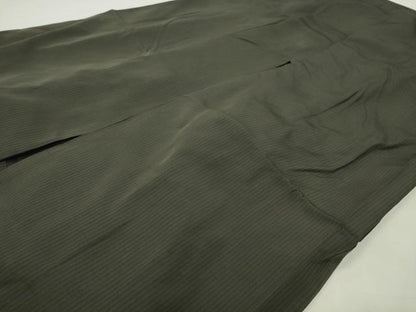 平和屋着物●男性　馬乗り袴　縞　正絹　逸品　CABG4537gh