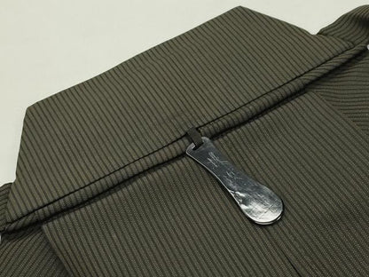 平和屋着物●男性　馬乗り袴　縞　正絹　逸品　CABG4539gh