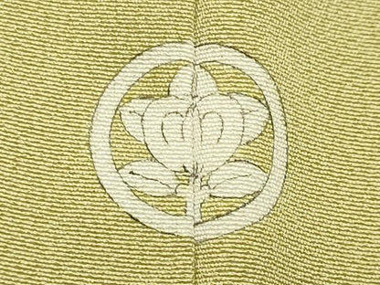 平和屋着物●豪華色留袖　刺繍　寿光織　休み鳥花文　暈し染め　金銀糸　正絹　逸品　CABG4548gh