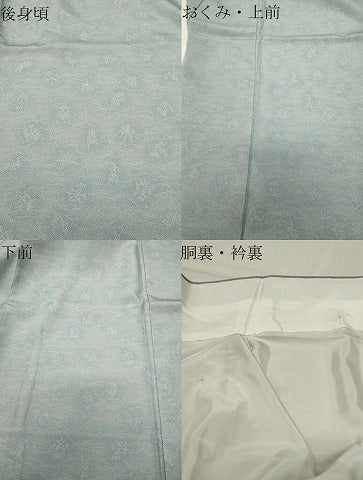 平和屋着物●重要無形文化財　人間国宝　中村勇二郎　江戸小紋　草花文　大丸扱い　正絹　逸品　未使用　CABG4549gh