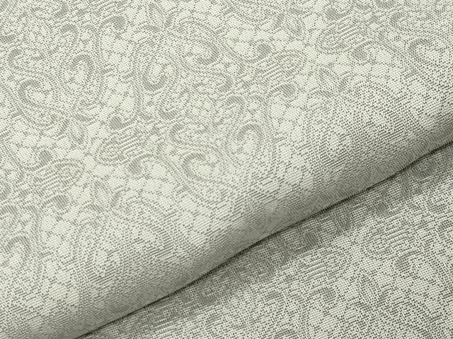 平和屋着物●上質なお召　鹿鳴館　吉祥文様　証紙付き　正絹　逸品　CABG4559gh