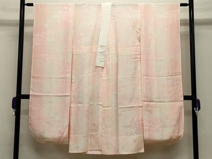 平和屋着物●豪華振袖・長襦袢セット　紅型　鴛鴦花文　暈し染め　正絹　逸品　CABG4561gh