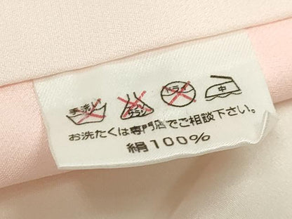 平和屋着物●豪華振袖・長襦袢セット　流水舞桜花文　暈し染め　金彩　正絹　逸品　CABG4562gh